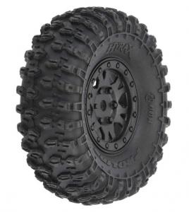 Hyrax 1.0" Tires on 7mm Hex Wheels (4) for SCX24 F/R