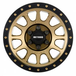 Method 305 NV Bronze 2.9" Aluminum Wheel Faces (2) for Axial SCX6 Stock F/R