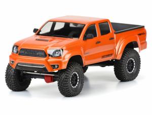 2015 Toyota Tacoma TRD Pro Clear Body with Scale Molded Accessories for 12.3" (313mm) Scale Crawlers