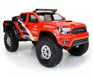 2015 Toyota Tacoma TRD Pro Clear Body with Scale Molded Accessories for 12.3" (313mm) Scale Crawlers