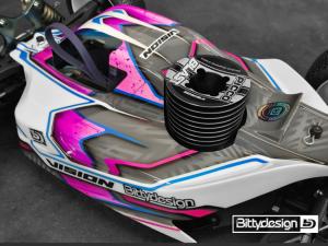 Body VISION 1/8 Buggy Mugen MBX8 (Clear) Pre-Cut