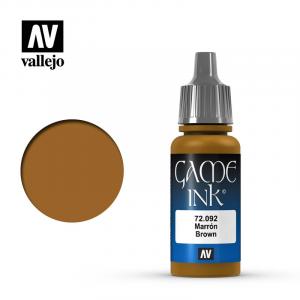 Vallejo Game Color Brown Ink 17ml