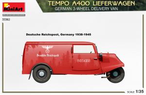 1/35 Tempo A400 Lieferwagen. German 3-Wheel Delivery Van