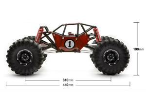 Gmade 1/10 R1 Rock Buggy 4WD Crawler Kit (Clear Panels)