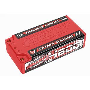 Team Corally Sport Racing 50C LiPo Battery 4800mAh 7.4V Shorty 2S 4mm Bullet