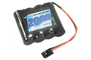 Voltz RX 4.8v 2000Mah NiMH Straight Battery Pack W/Connector