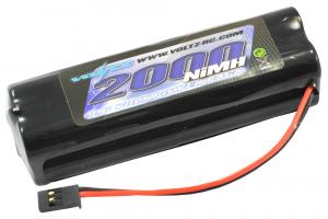 Voltz TX 9.6V 2000Mah NiMH Square Battery Pack W/Futaba Connector