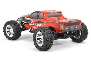 FTX Carnage 2.0 1/10 Brushed Monster Truck 4WD RTR - Red RC-auto + akku ja laturi FTX5537R