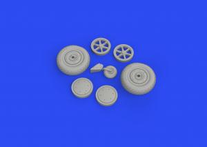 1/48 SBD-5 wheels for ACCURATE MINIATURES/REVELL