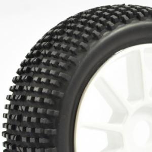 Fastrax 1/8th Premounted Buggy Tyres h Tread/10 Spoke"