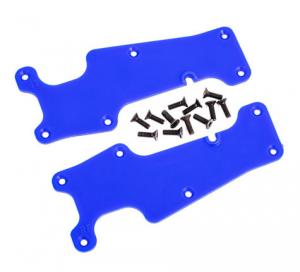 Traxxas Suspension Arm Covers Front L+R Blue Sledge TRX9633X