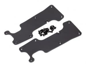 Traxxas Suspension Arm Covers Rear L+R Black Sledge TRX9634