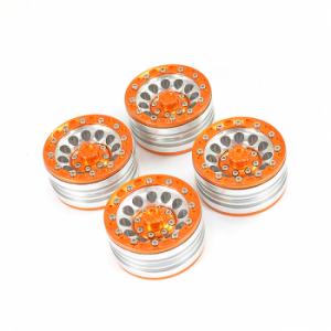 FASTRAX ALUMINUM BEADLOCK 1.9" WHEELS - ORANGE (4PC)