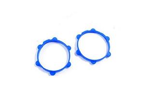 Fastrax 1/10th Rubber Tyre Bands Blue (pair)