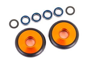 Traxxas Wheel Set Alu Orange Wheelie Bar  Drag Slash TRX9461A