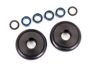 Traxxas Wheel Set Alu Grey Wheelie Bar  Drag Slash TRX9461T