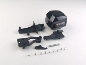 Scale Outboard Engine and Rudder Set Mad Flow