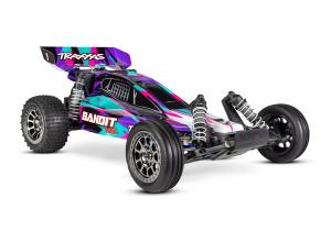 Traxxas Bandit VXL 2WD 1/10 272R RTR TQi TSM Blue ilman akkua ja laturia TRX24076-74-BLU
