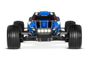 Traxxas Rustler 2WD 1/10 RTR TQ Blue LED RC-auto + akku ja laturi TRX37054-61-BLU