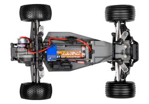 Traxxas Rustler 2WD 1/10 RTR TQ Green LED RC-auto + akku ja laturi TRX37054-61-GRN