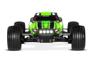 Traxxas Rustler 2WD 1/10 RTR TQ Green LED RC-auto + akku ja laturi TRX37054-61-GRN
