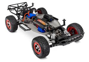Traxxas Slash 2WD 1/10 RTR TQ Red LED + akku ja laturi TRX58034-61-RED