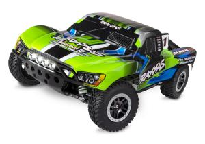 Traxxas Slash 4x4 XL-5 1/10 RTR TQ Green LED RC-auto + akku ja laturi TRX68054-61-GRN