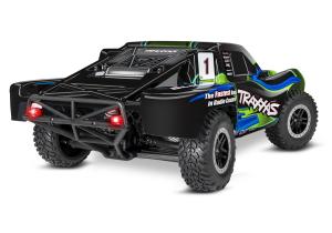 Traxxas Slash 4x4 XL-5 1/10 RTR TQ Green LED RC-auto + akku ja laturi TRX68054-61-GRN