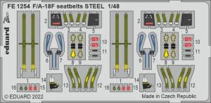 1/48 F/A-18F seatbelts STEEL for MENG