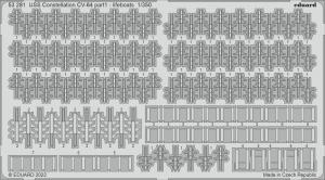 1/350 USS Constellation CV-64 part 1 - lifeboats set