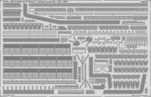 1/350 USS Constellation CV-64 part 3 - railings & safety nets set