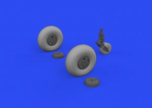 1/48 Mosquito wheels for Tamiya kit