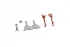 1/48 F6F undercarriage legs BRONZE for Eduard kit