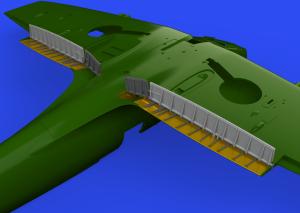 1/48 Spitfire Mk.VIII landing flaps 3D Print for Eduard kit