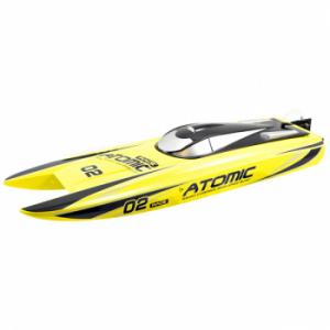 VOLANTEX RACENT ATOMIC 70CM EU B/LESS RACEBOAT RTR COMBO(YEL) (EUROPEAN PLUG)