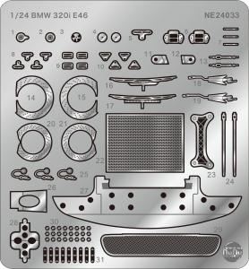 1/24 BMW 320i (E46) Grade Up parts