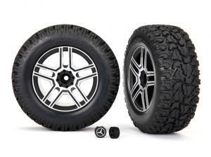 Traxxas Tires & Wheels 2,6" Crawler Mercedes G500 (Requires Stub Axle #8255A) TRX8872