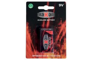 9V/6LR61 Alkaline batteri Maxam 1stk i blisterpk. 