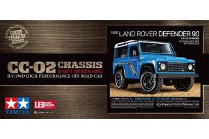 Tamiya 1/10 R/C 1990 Land Rover Defen 90 (CC-02) / NO ESC rc-auto