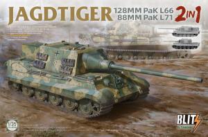 1/35 JAGDTIGER (2in1) 128MM Pak L66, 88MM Pak L71