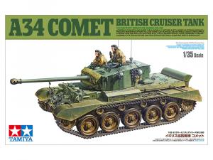 Tamiya 1/35 British Cruiser Tank A34 Comet pienoismalli