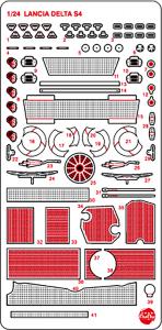 1/24 Lancia Delta S4 Martini Detail set