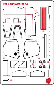 1/24 Lancia Delta S4 Martini Detail set