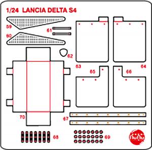 1/24 Lancia Delta S4 Martini Detail set