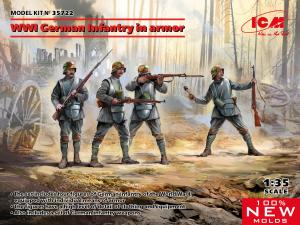 1/35 WWI German Infantry in armor