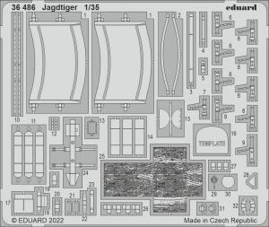 1/35 Jagdtiger detail set fo Hobbyboss kit