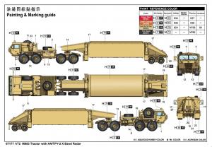 Trumpeter 1/72 M983 Tractor with AN/TPY-2 X Band Radar