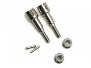 FTX TRACER METAL REAR WHEEL SHAFTS, PINS & M4 NUTS