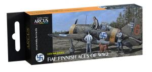 Arcus FiAF Finnish Aces of WW2 maalisetti (6 maalia)