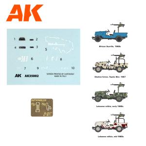 Ak Interactive 1/35 FJ43 Pickup with DShKM 